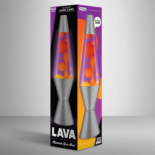 Lava? Lamp - 14.5 Purple Sunset - The Original Motion Light - Yellow Wax and Purple Liquid - Item #2635 (Amazon Exclusive)