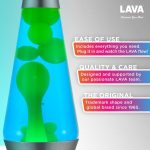 Lava? Lamp - 14.5 Deep Ocean - The Original Motion Light - Yellow/Green Wax and Blue Liquid - Item #2634 (Amazon Exclusive)